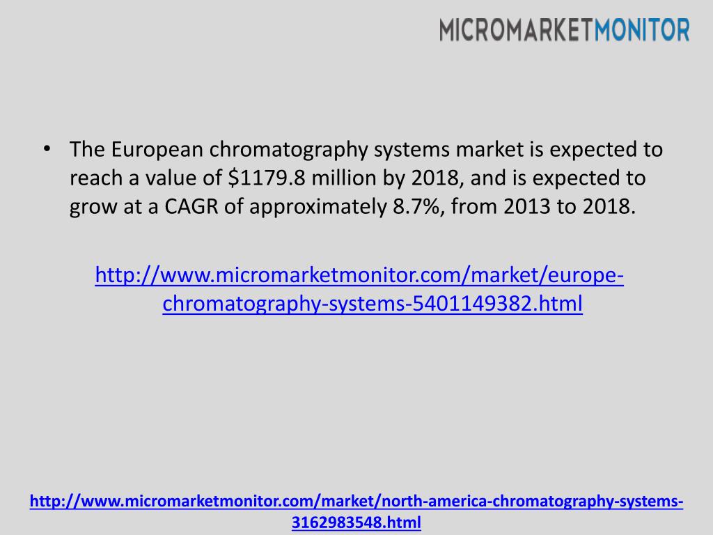 PPT North America Chromatography Systems Market by 2018 PowerPoint Presentation ID1934780