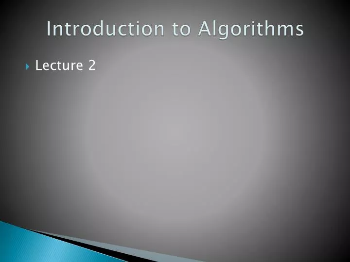 PPT - Introduction to Algorithms PowerPoint Presentation, free download ...