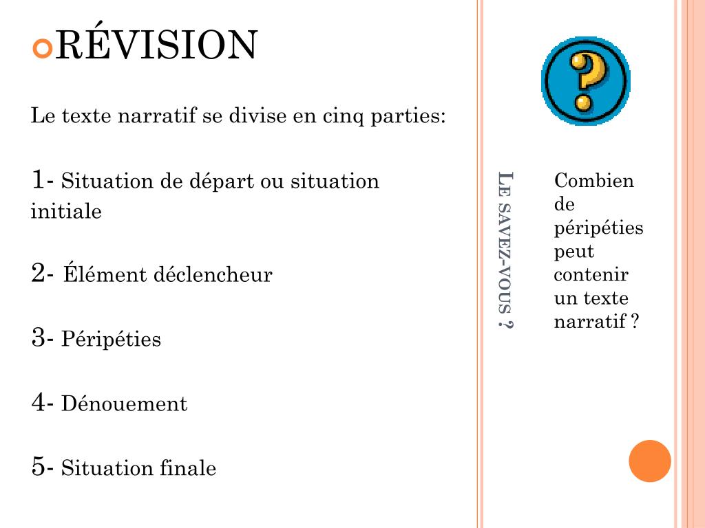 Exemple De Situation Initiale PPT - Écrire un texte narratif PowerPoint Presentation, free download - ID:1935460