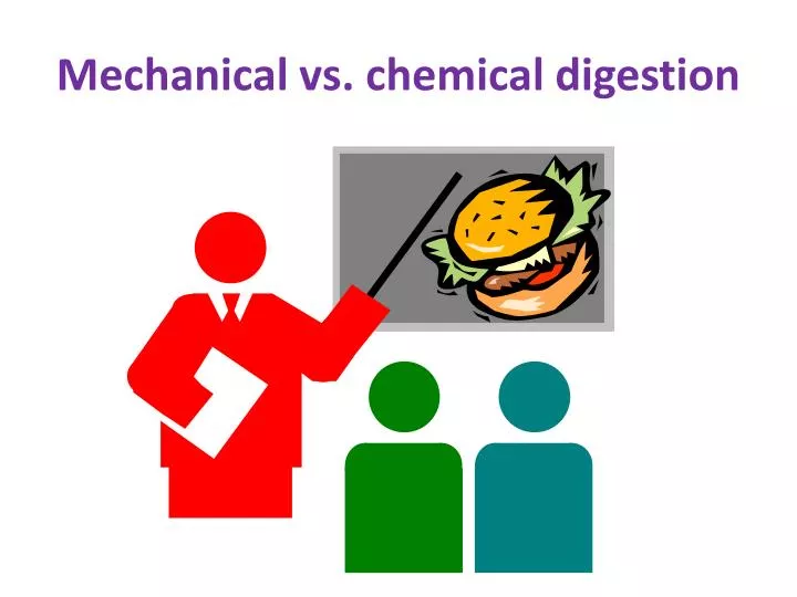 PPT Mechanical vs. chemical digestion PowerPoint Presentation, free