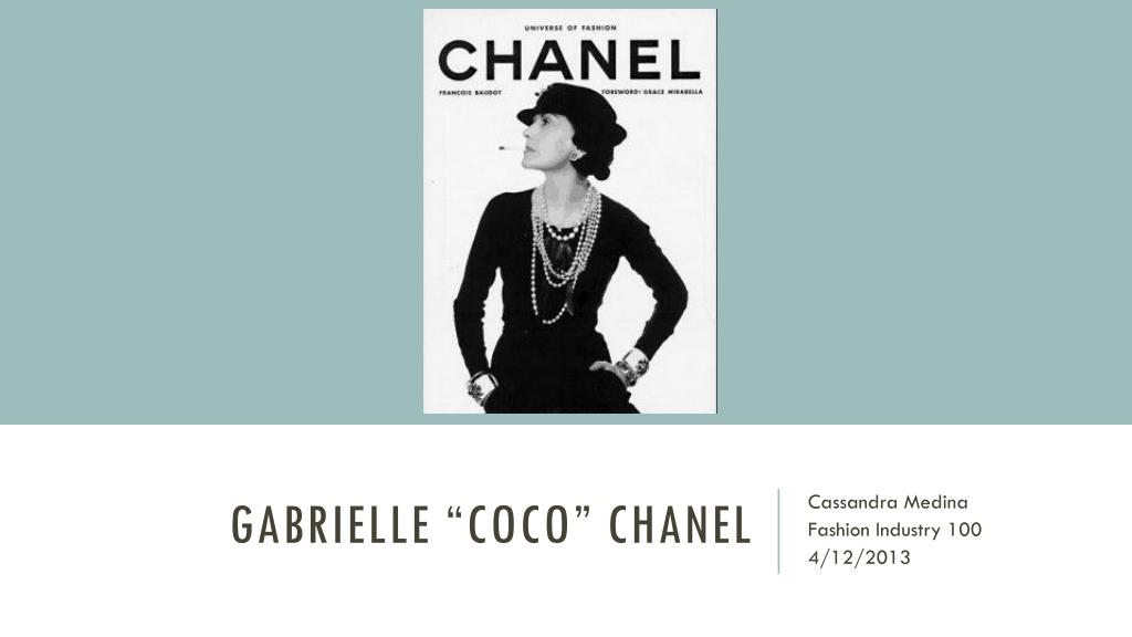 PPT - Gabrielle “Coco” Chanel PowerPoint Presentation, free download -  ID:1936735