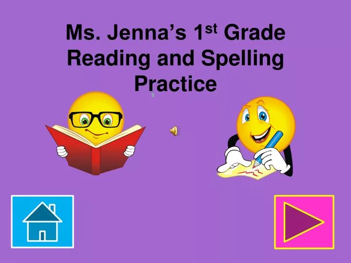 PPT Ms Jenna s 1 St Grade Reading And Spelling Practice PowerPoint Ppt ms jenna s 1 st grade reading and spelling practice powerpoint