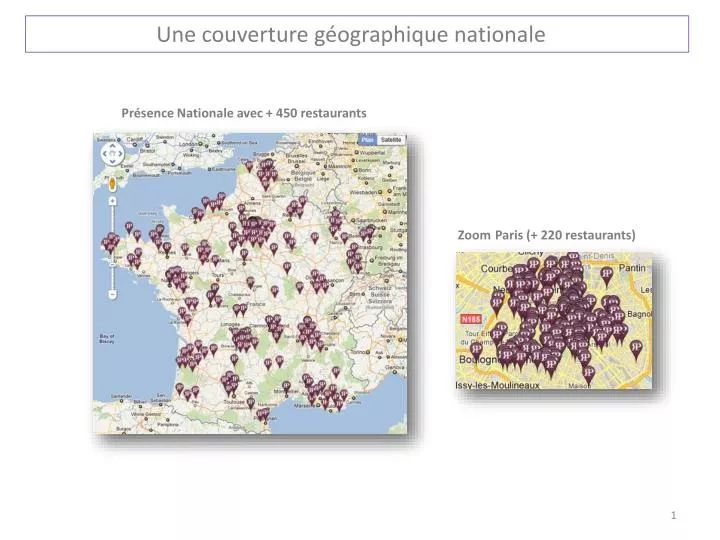 PPT - Une couverture géographique nationale PowerPoint Presentation, free  download - ID:1937901