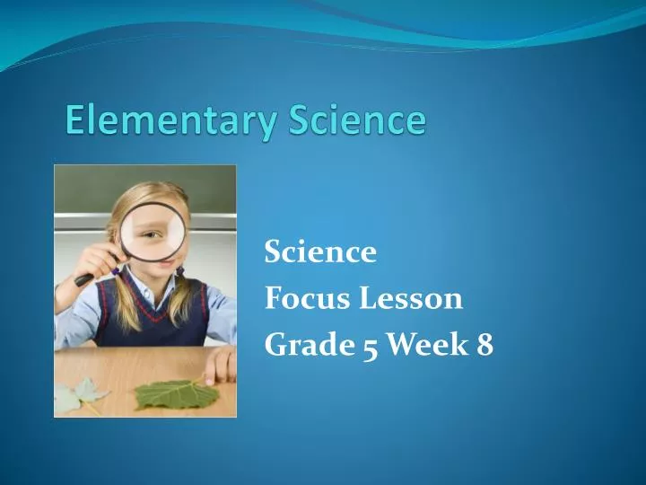 elementary science n.