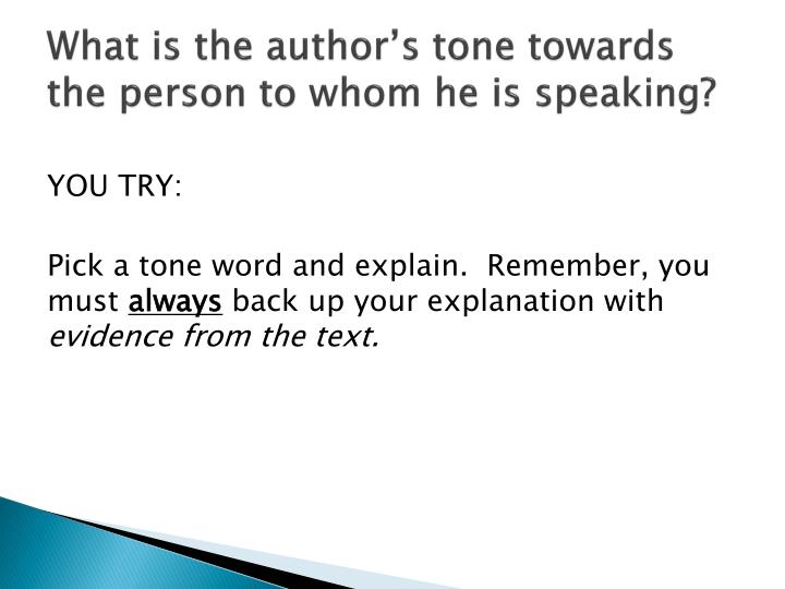 author s tone powerpoint
