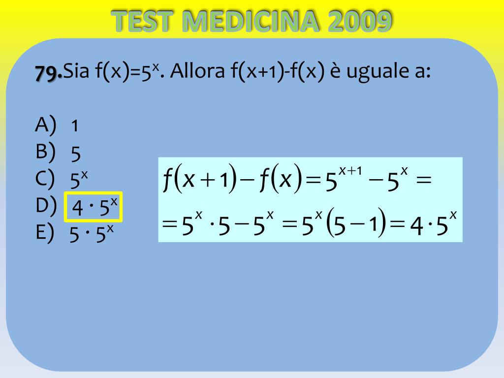 PPT - TEST MEDICINA 2009 PowerPoint Presentation, free download - ID:1940885