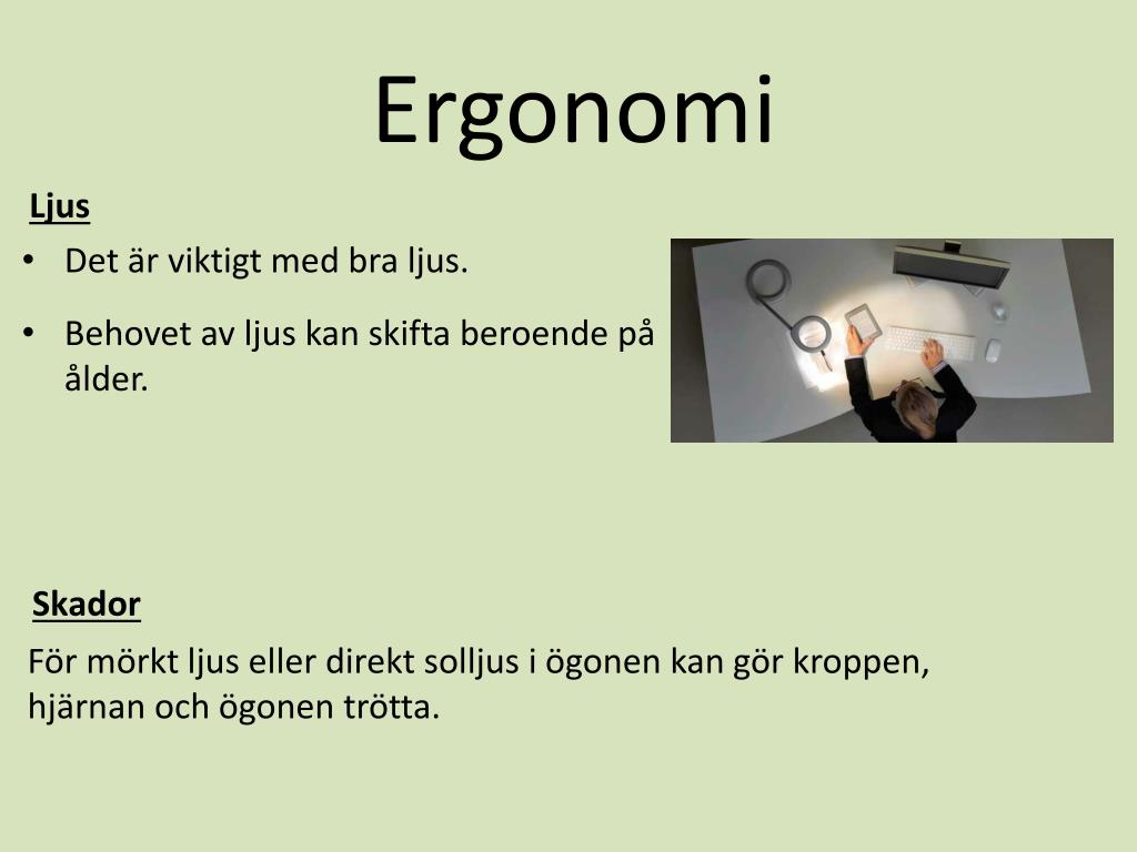 PPT - Ergonomi PowerPoint Presentation, free download - ID:1941172