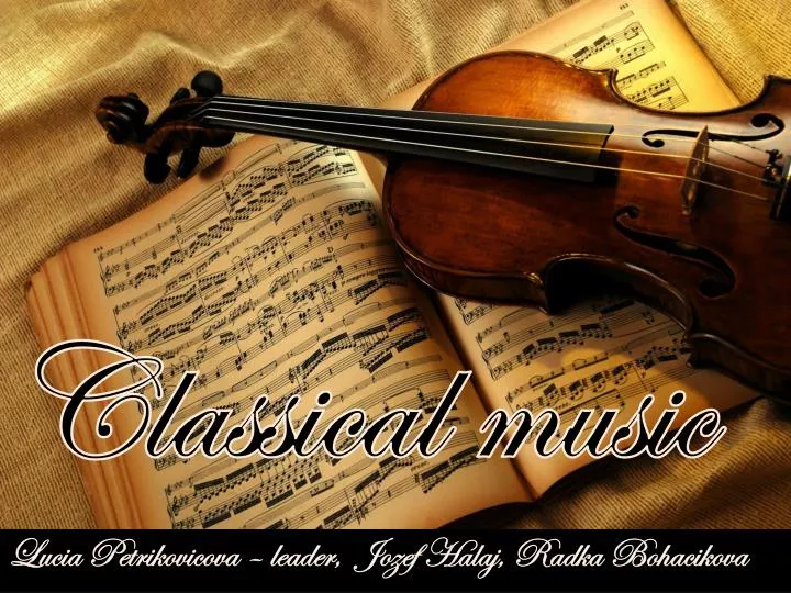 powerpoint presentation about classical music