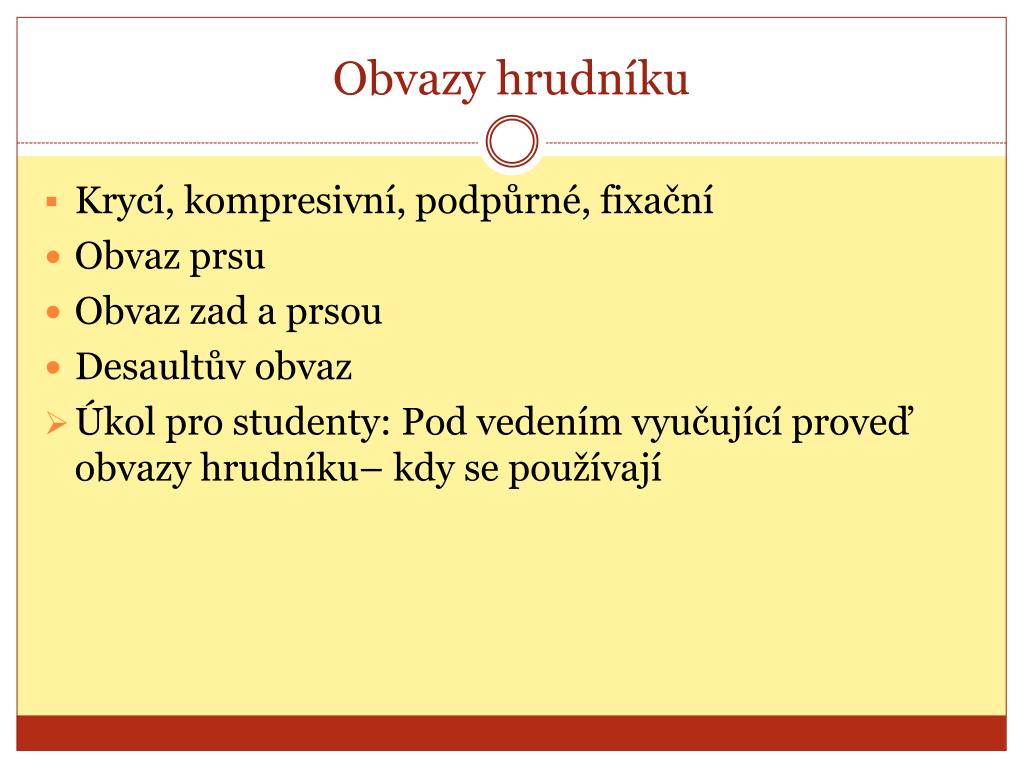 PPT - Obinadlové obvazy PowerPoint Presentation, free download - ID:1941654