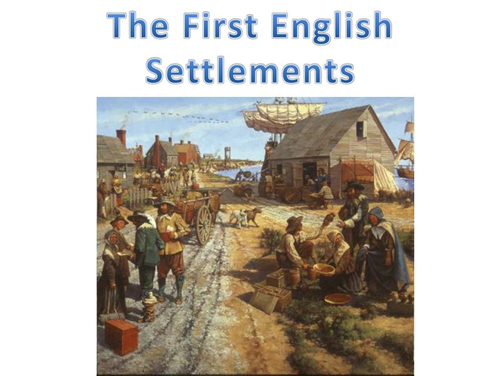 Early English Settlement Map Worksheet