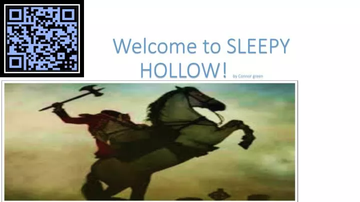 welcome to sleepy hollow by connor green n.