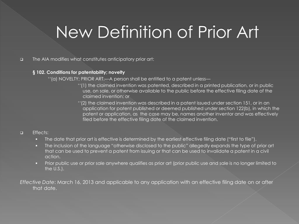 PPT - Leahy-Smith America Invents Act List of Changes PowerPoint ...