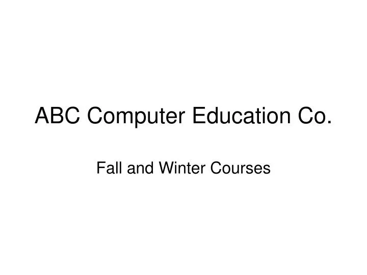 abc computer education co n.
