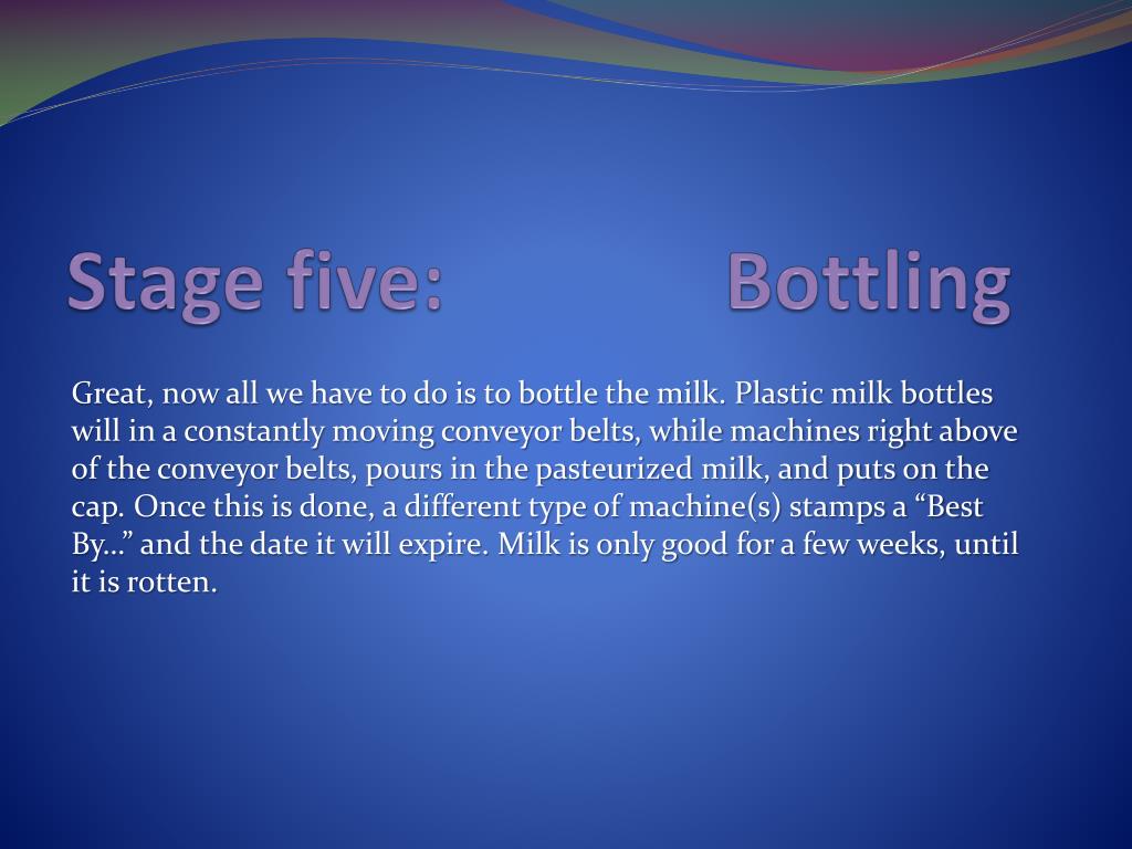 stage five bottling l