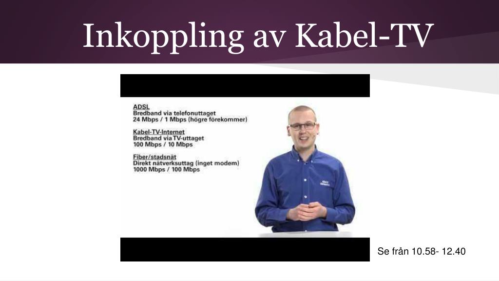 PPT - Inkoppling av internet Grupp 5 Evgenia & Petra PowerPoint ...