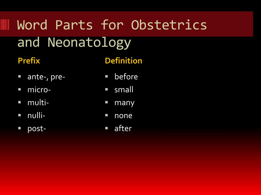 neonatology meaning