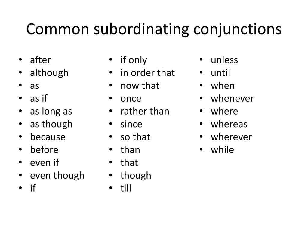 Subordinating conjunctions. Subordinating conjunctions примеры. Subordinating conjunctions в английском языке. Subordinating conjunctions Types.