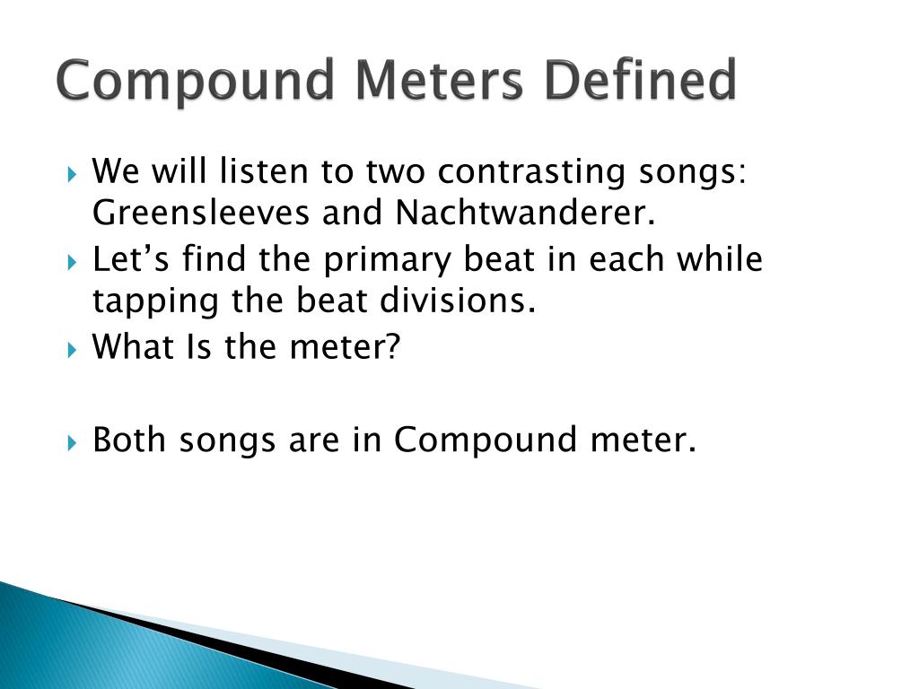 compound meters assignment 4 1 answer key