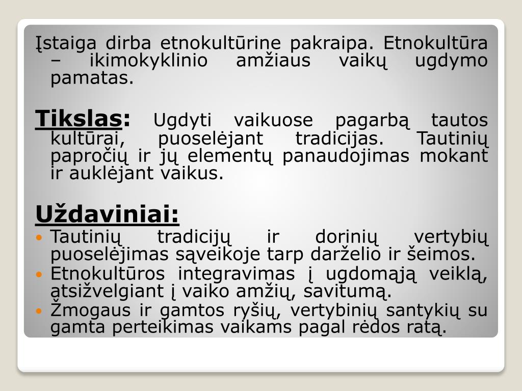 PPT - PROJEKTAS “KĄ SLEPIA SENOLIŲ KRAITELĖ” Etnokultūriniai renginiai