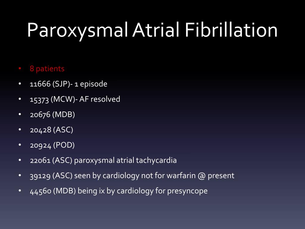 icd 10 for paroxysmal atrial fibrillation