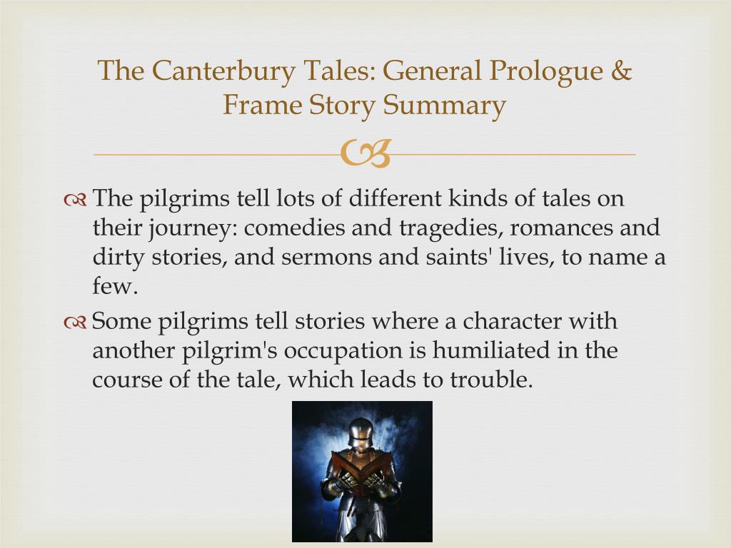 essay on the canterbury tales summary