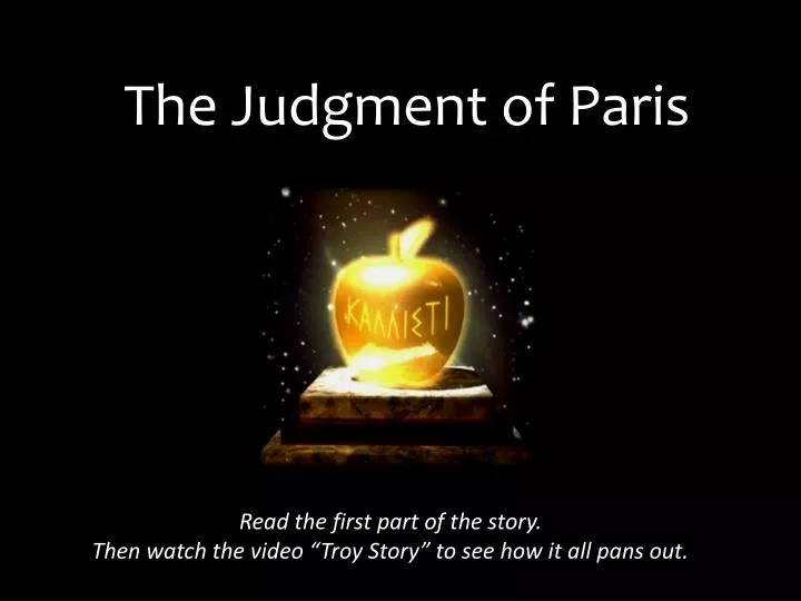 the judgment of paris