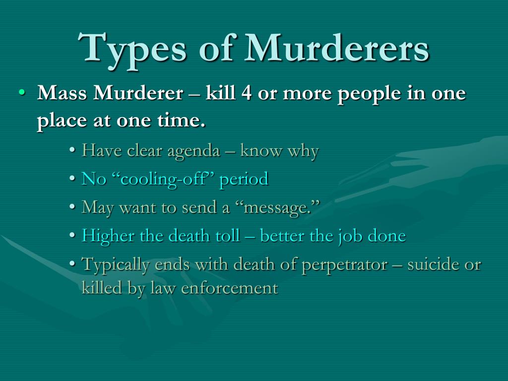 types of serial killers