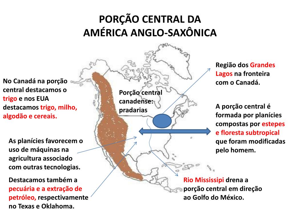 Com Relação à América Anglo Saxónica é Correto Afirmar Que