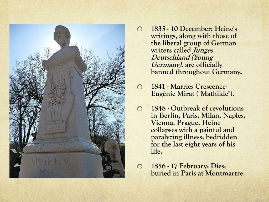 PPT - Heinrich Heine PowerPoint Presentation, free download - ID:1945847