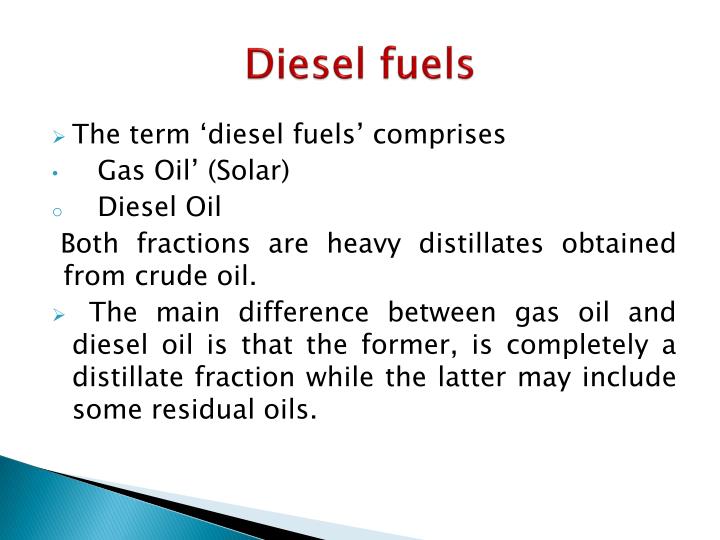 PPT Diesel Fuels PowerPoint Presentation ID1945876