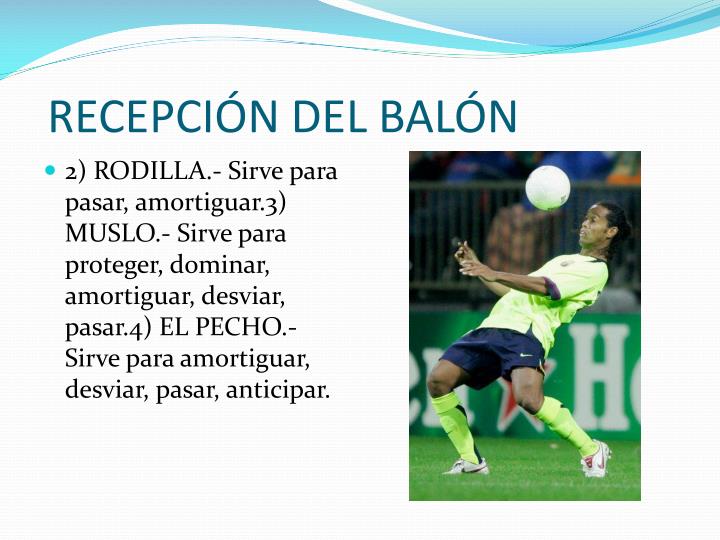 PPT - FUNDAMENTOS TÉCNICOS DEL FÚTBOL PowerPoint Presentation - ID:1945964