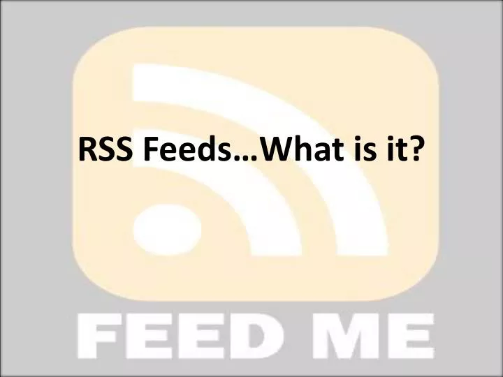 what is rss feed