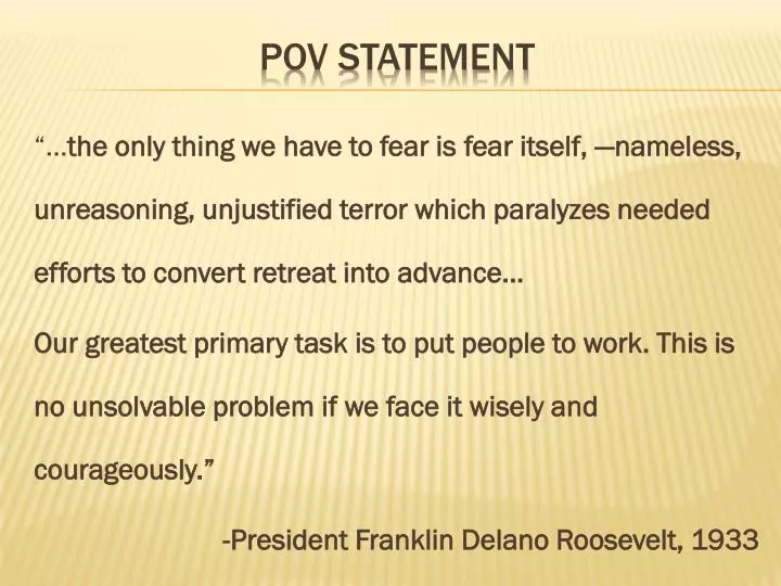 PPT POV Statement PowerPoint Presentation, free download ID1946906
