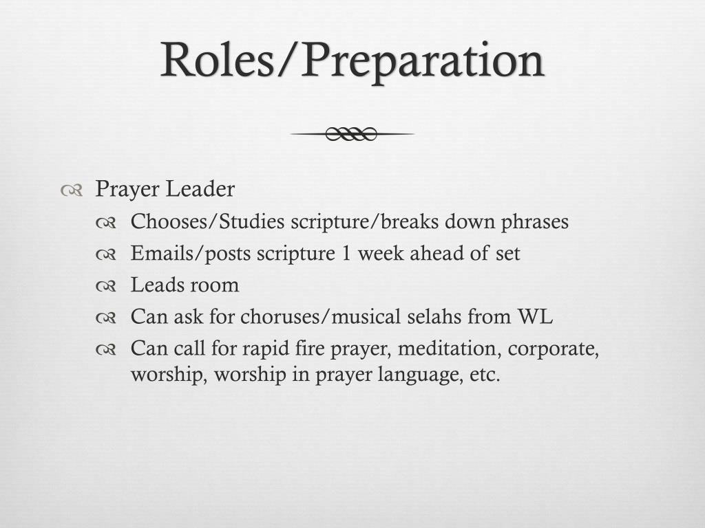 Prayer Roles PPT - New Life House of Prayer PowerPoint Presentation, free download ...