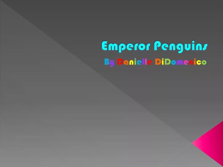 emperor penguins n.