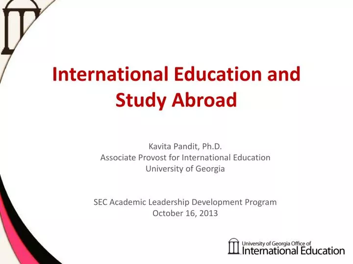 international education and study abroad n.