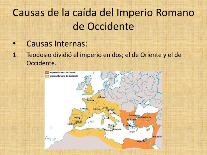 PPT - Caída del Imperio Romano de Occidente y conformación de la Edad