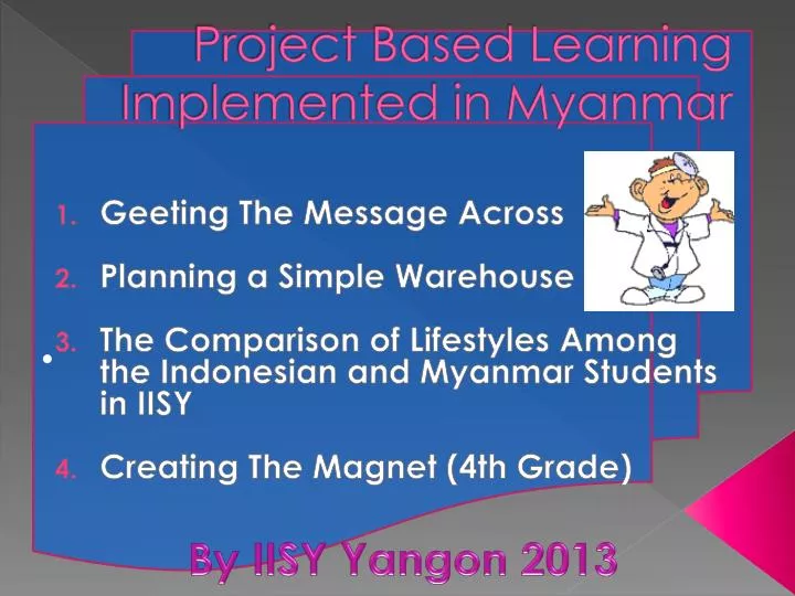 project based learning implemented in myanmar n.