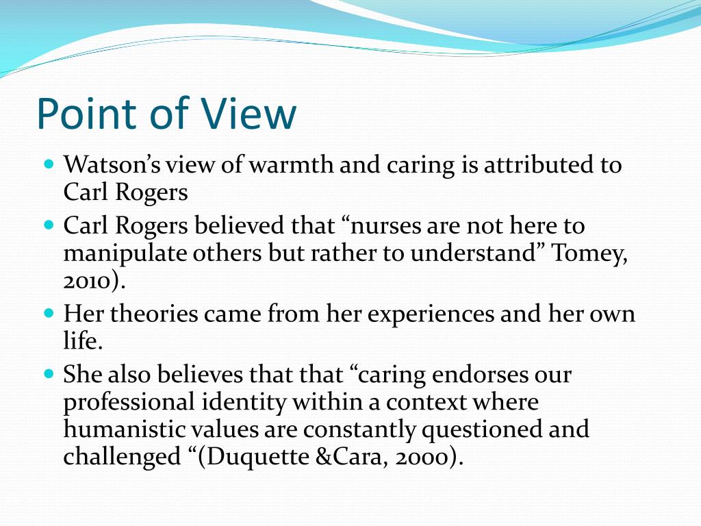 PPT - Jean Watson’s Theory Of Human Caring PowerPoint Presentation ...