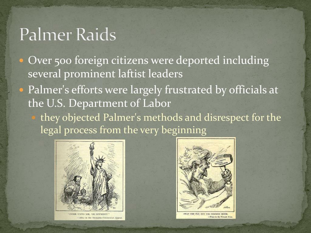 Palmer Raids Definition & Image