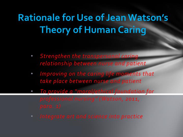 watsons theory of human caring