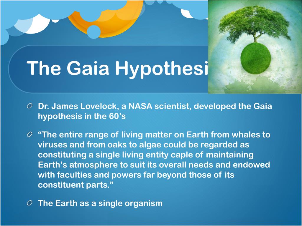 synonym for gaia hypothesis