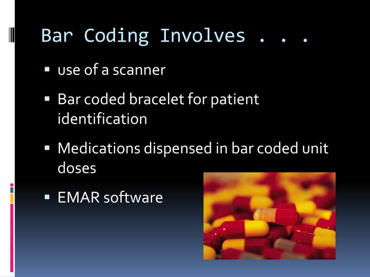 PPT Bar code medication administration PowerPoint Presentation ID