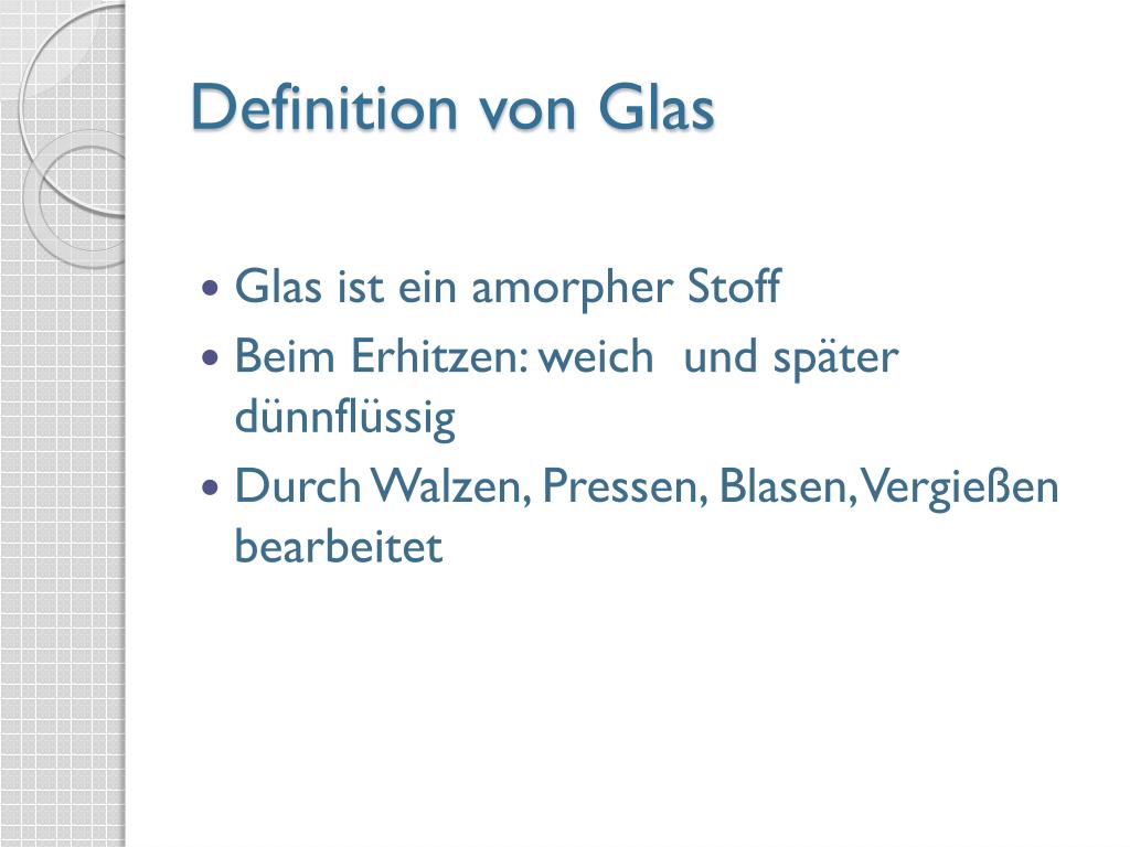 PPT Glasherstellung & Glasrecycling PowerPoint Presentation, free