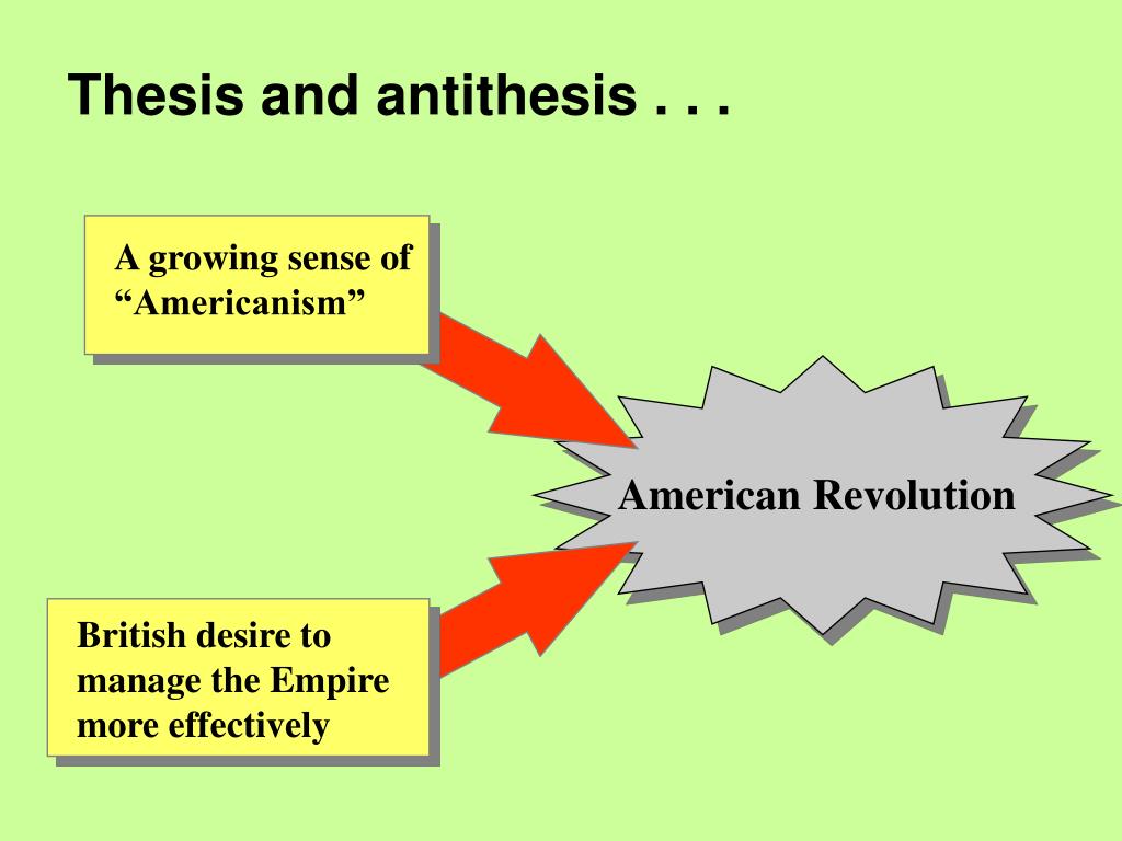conflict theory thesis and antithesis