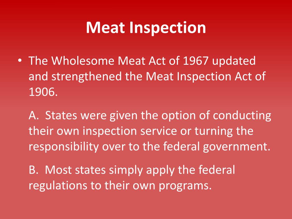 Ppt Introduction To The Meat Science Industry Powerpoint