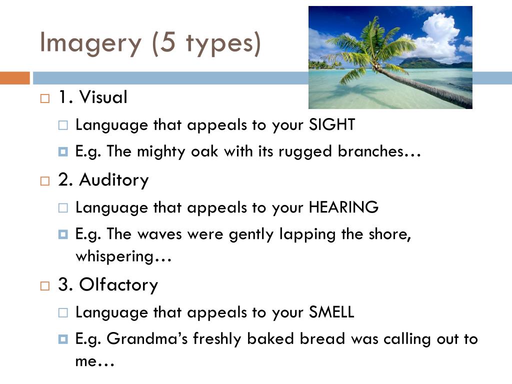 types of imagery