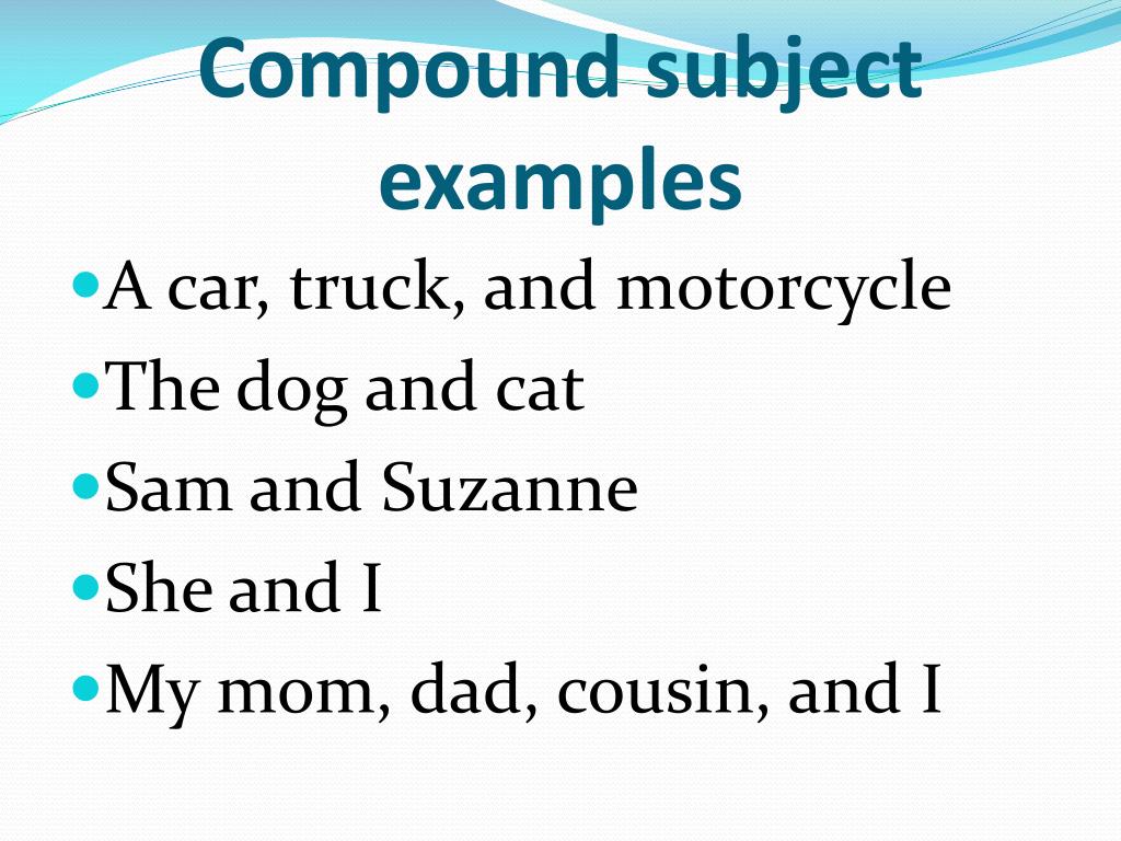 Complex Subject