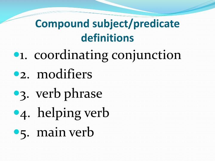 what is a compound subject what is a compound subject