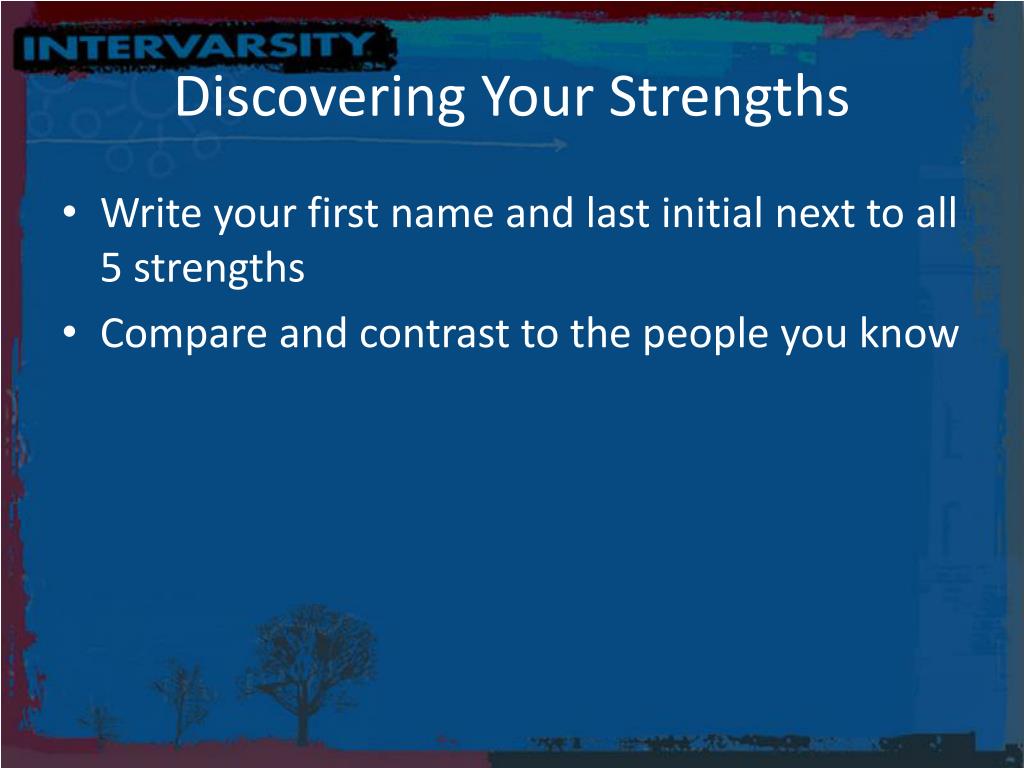PPT - Strengths Finder PowerPoint Presentation, free download - ID:1953900